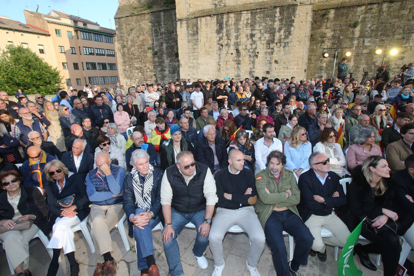 Las imágenes de Abascal en Logroño