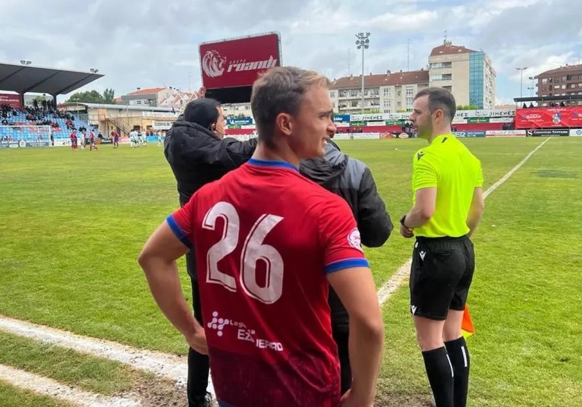 Iván Blanco, el último en debutar con el Calahorra