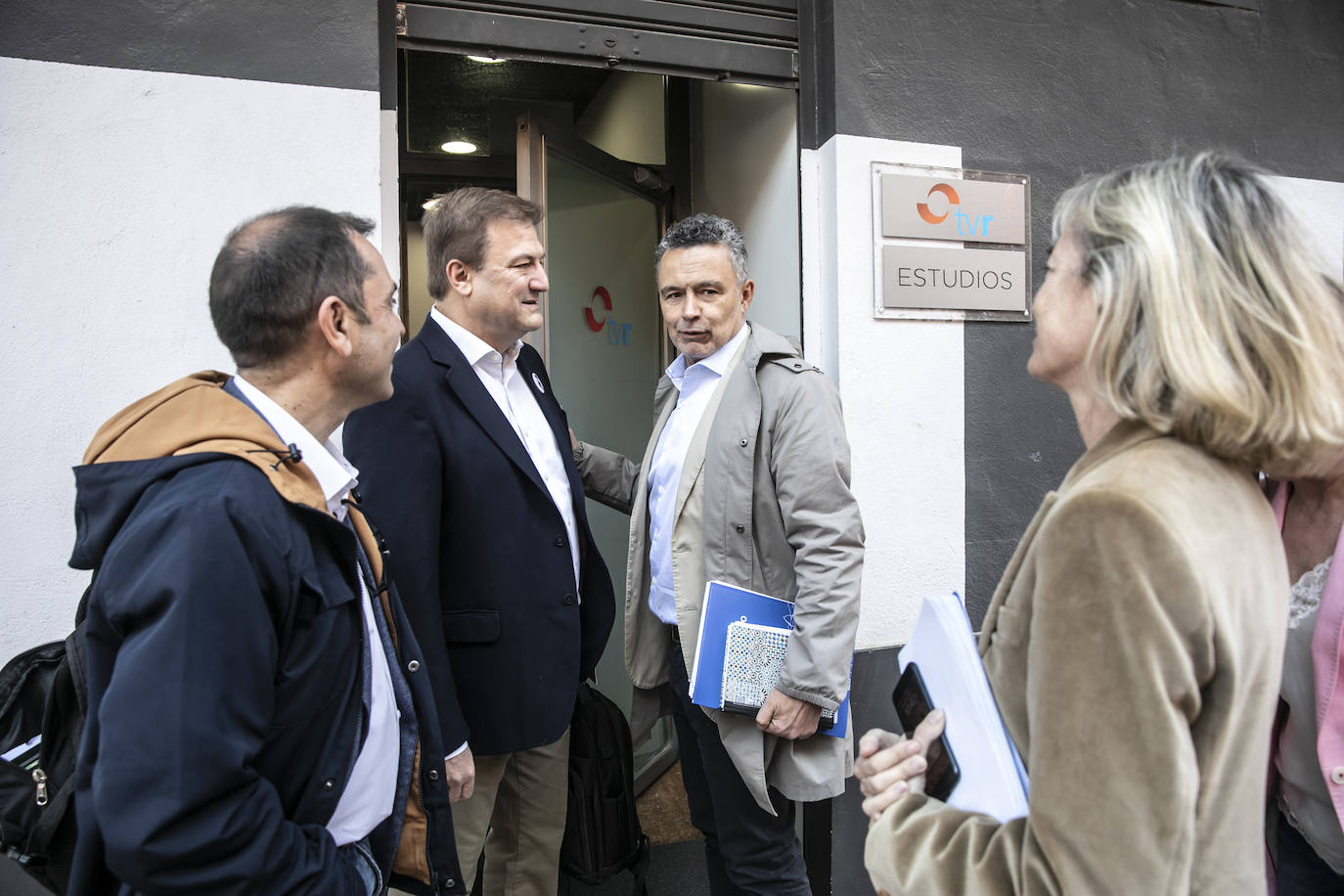 Las imágenes del debate electoral de Logroño en TVR