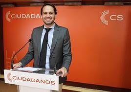 El candidato de Ciudadanos a la Presidencia del Gobierno de La Rioja, Ángel Íñiguez.