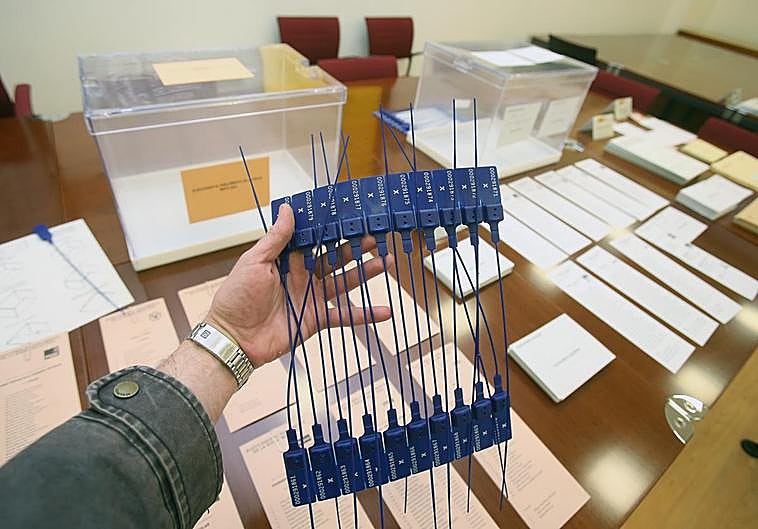 Material para la jornada electoral del próximo domingo.