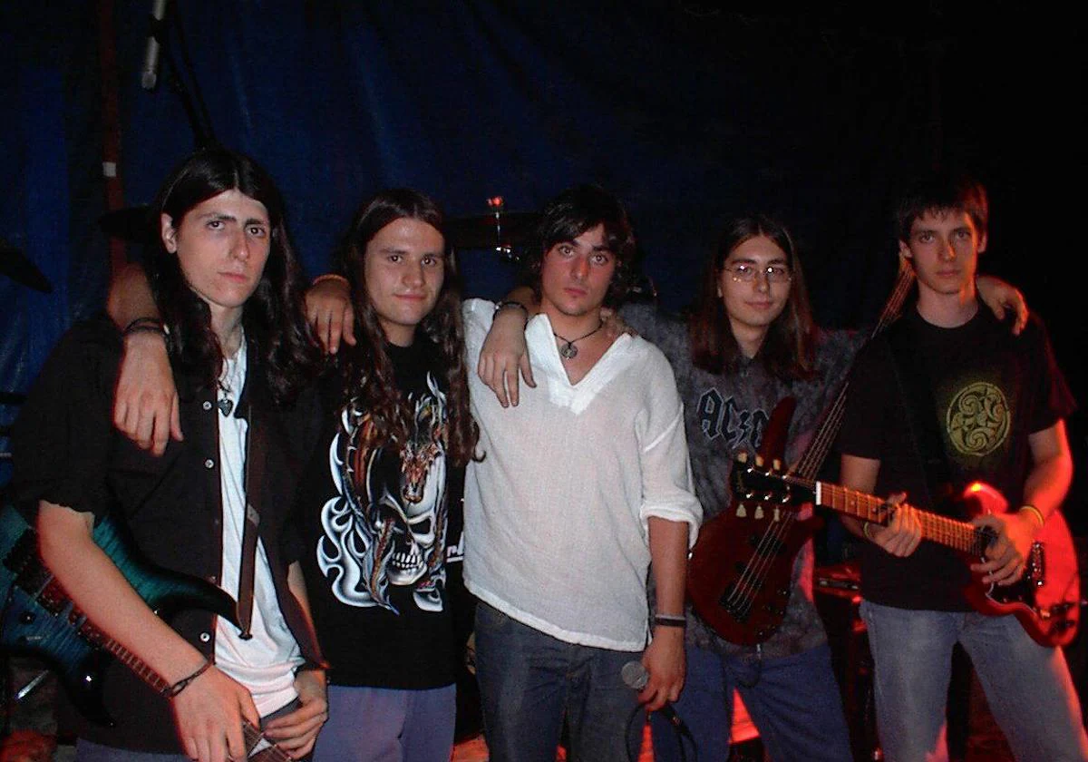 La formación de Infamia en 2004, cuando empezaba en el mundo de la música.
