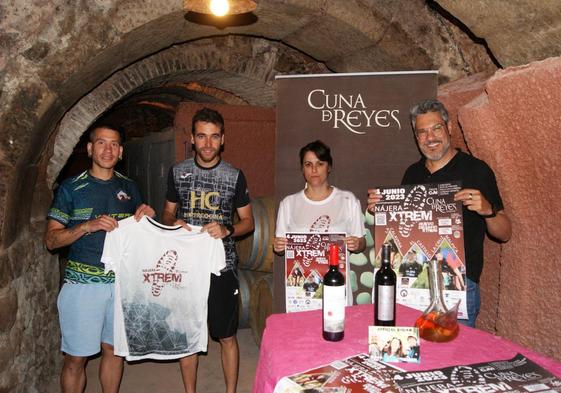 Mario Hervías, Rubén Serrano, María Cantera y Alfredo Ciria. races