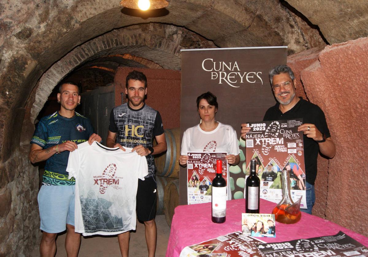 Mario Hervías, Rubén Serrano, María Cantera y Alfredo Ciria. races