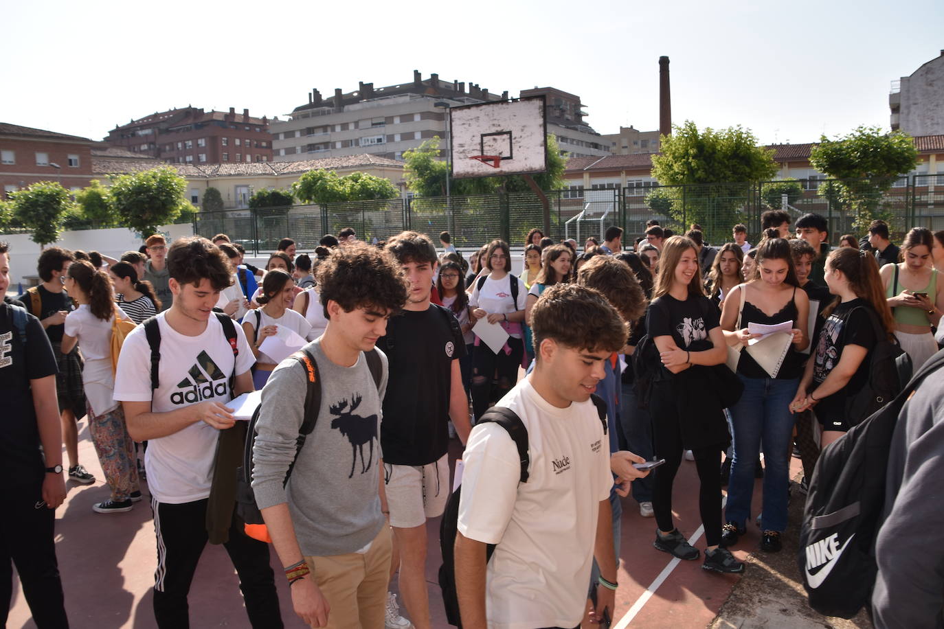 Primeros exámenes de la EBAU en Calahorra