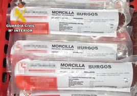 La Guardia Civil investiga a una empresa riojana por fabricar falsa morcilla de Burgos