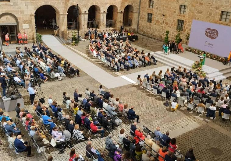 El acto del Día de La Rioja, desde San Millán