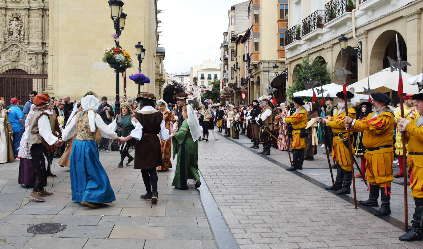 Recreación de la llegada de Carlos V