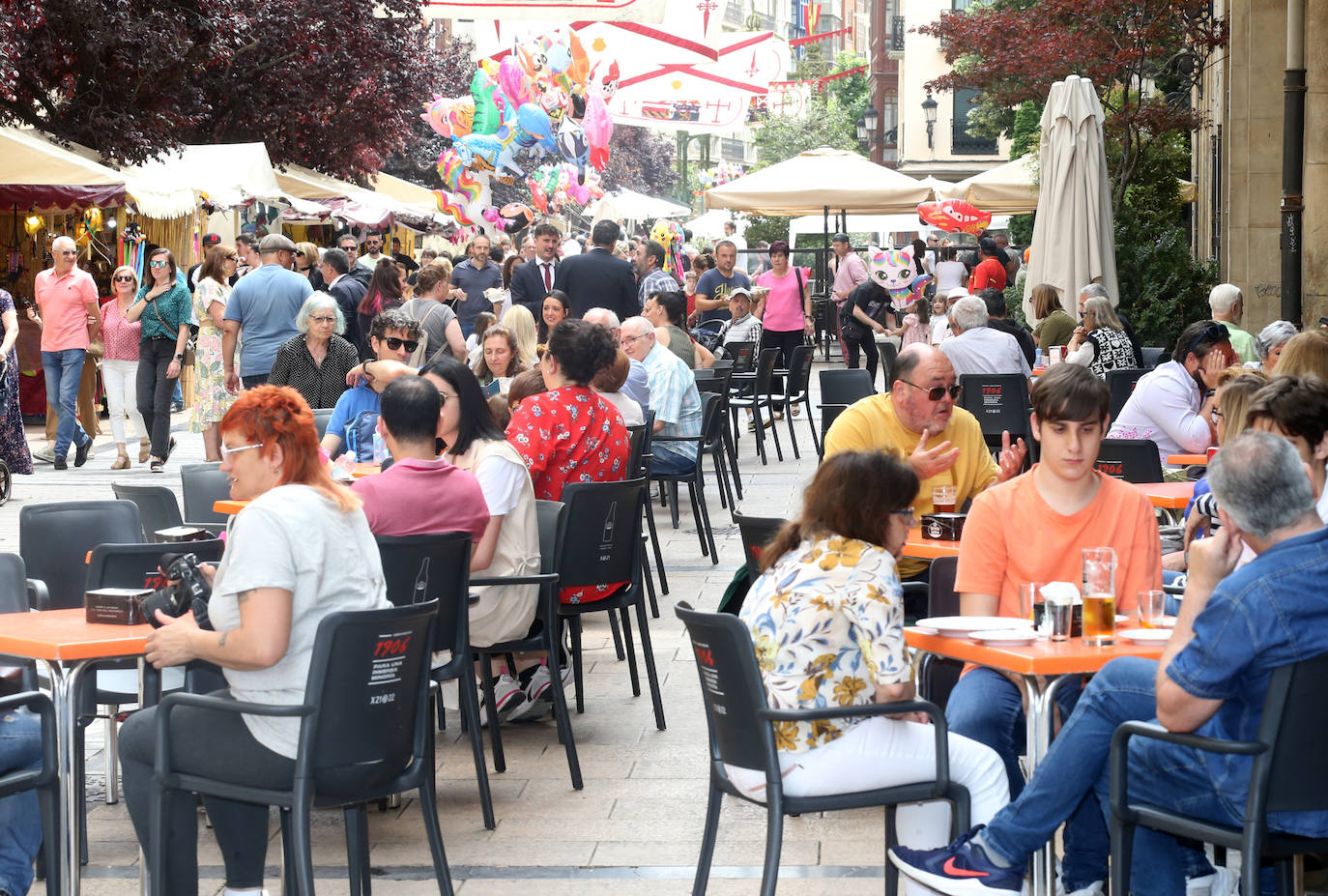 Una mañana para despedir San Bernabé en el centro de Logroño