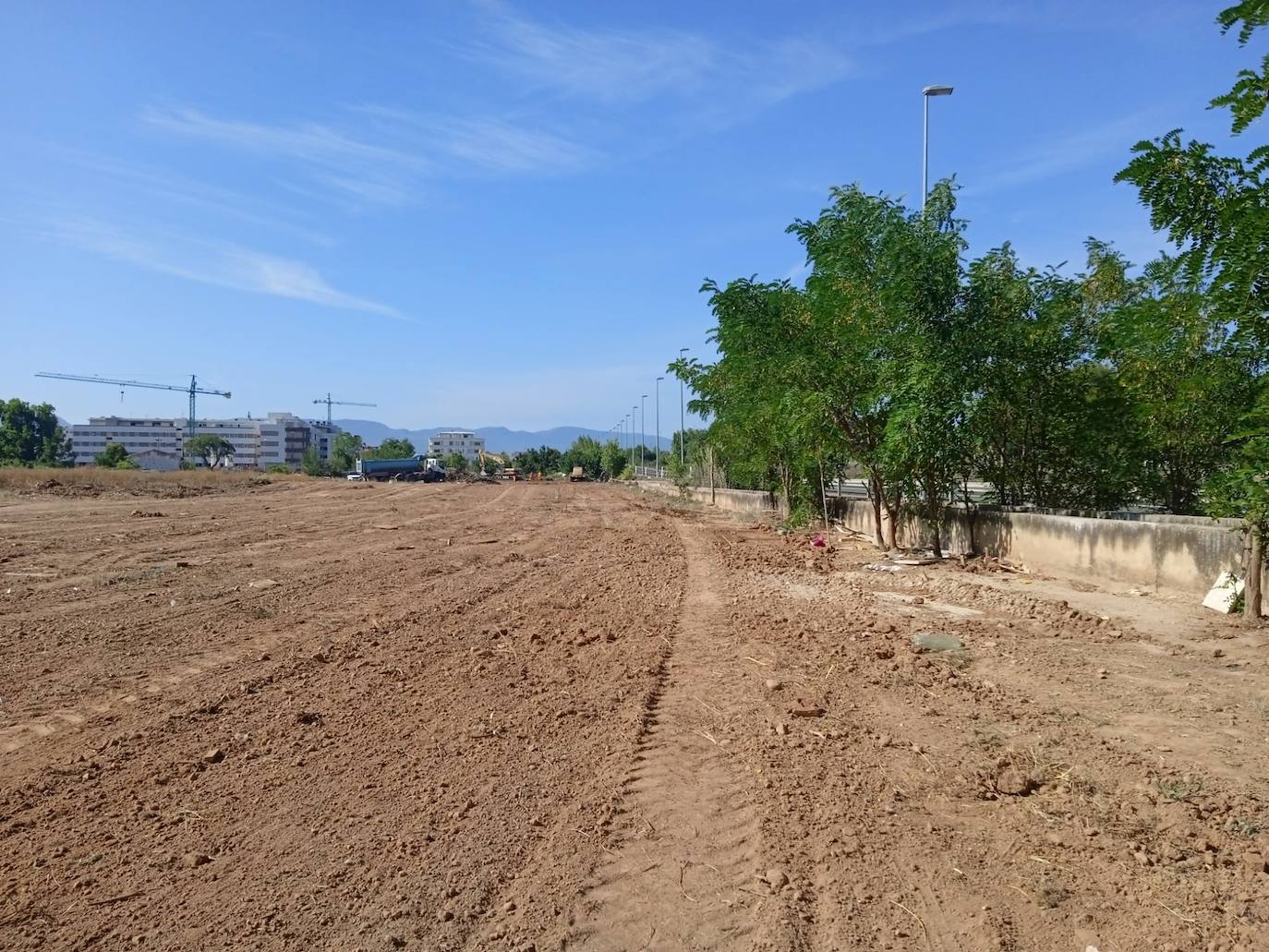 El Camino Viejo de Lardero tras la entrada de las máquinas