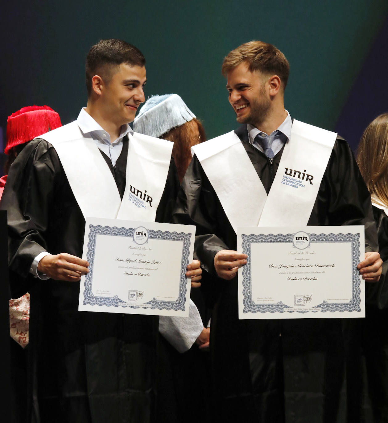 Graduación de los alumnos de UNIR