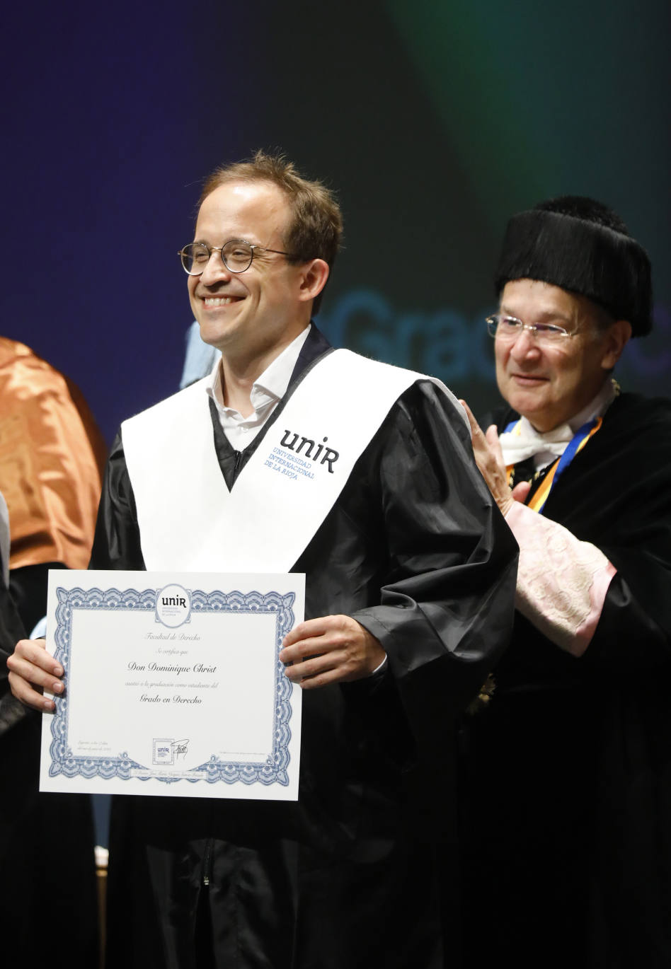 Graduación de los alumnos de UNIR