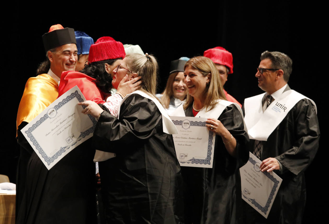 Graduación de los alumnos de UNIR