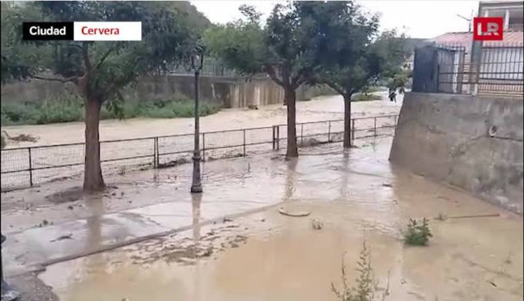 Las consecuencias de las tormentas en La Rioja