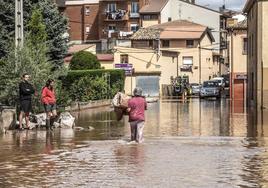 Los vecinos de Uruñuela limpian las calles