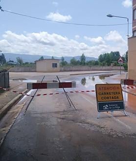 Imagen secundaria 2 - Uruñuela sufre la crecida de dos ríos