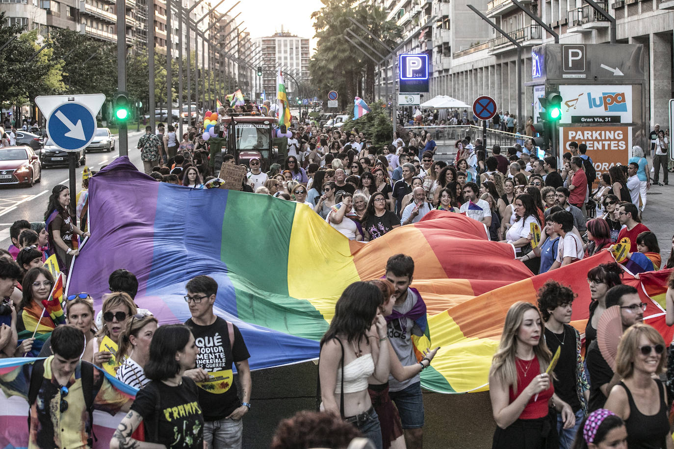 Manifestación del Orgullo LGTBIQ+ en Logroño