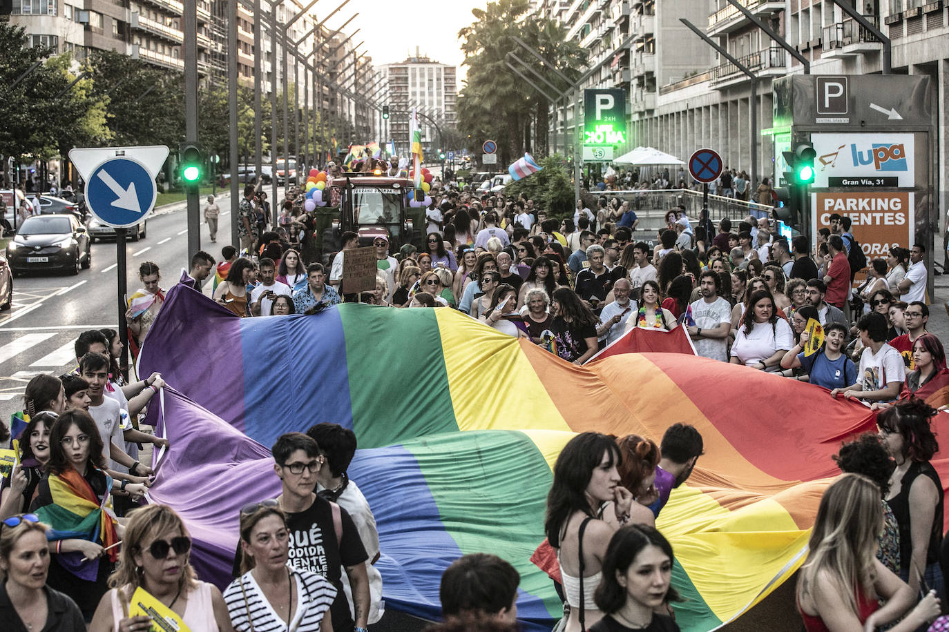 Manifestación del Orgullo LGTBIQ+ en Logroño