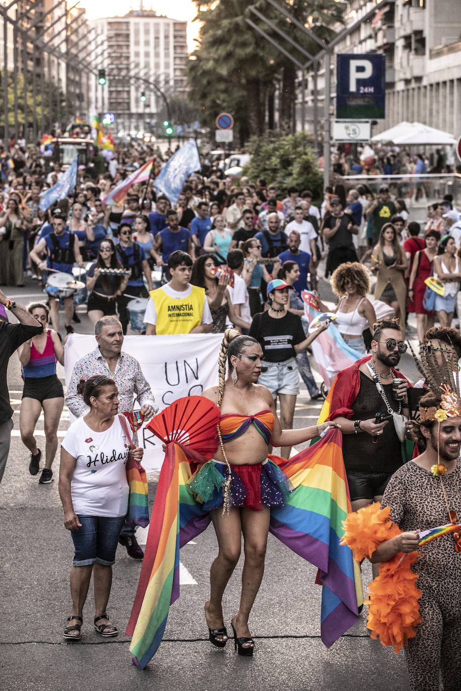 Manifestación del Orgullo LGTBIQ+ en Logroño