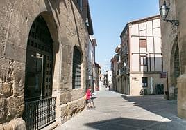 Rincón monumental del casco antiguo de Santo Domingo de la Calzada.