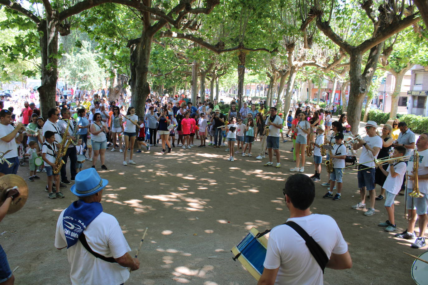 Chiquivueltas y guerra de agua en las fiestas de Nájera