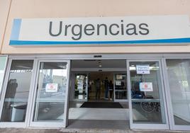 Entrada a Urgencias del Hospital San Pedro.