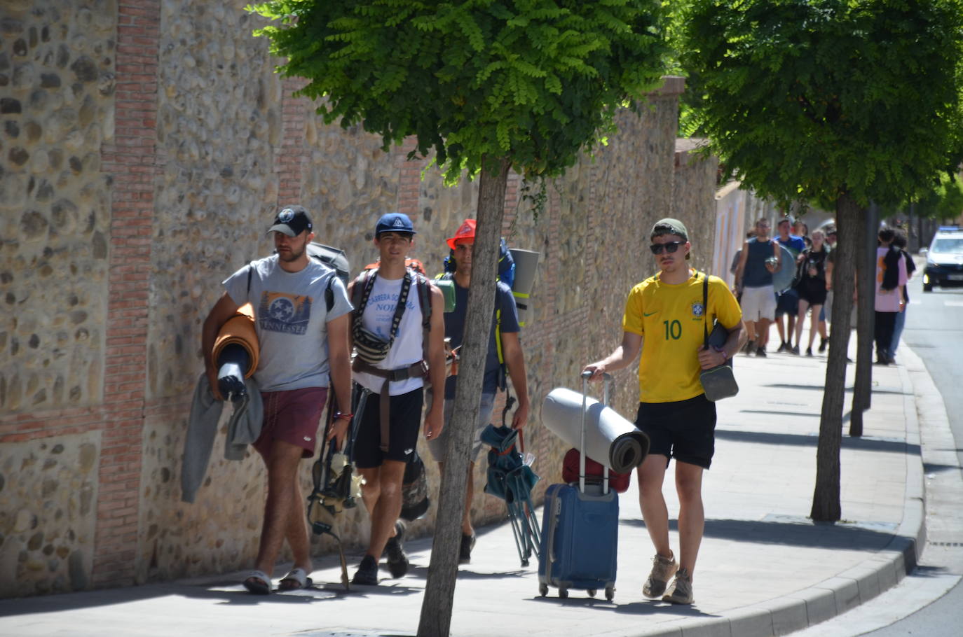 Los holikers emprenden la vuelta a casa