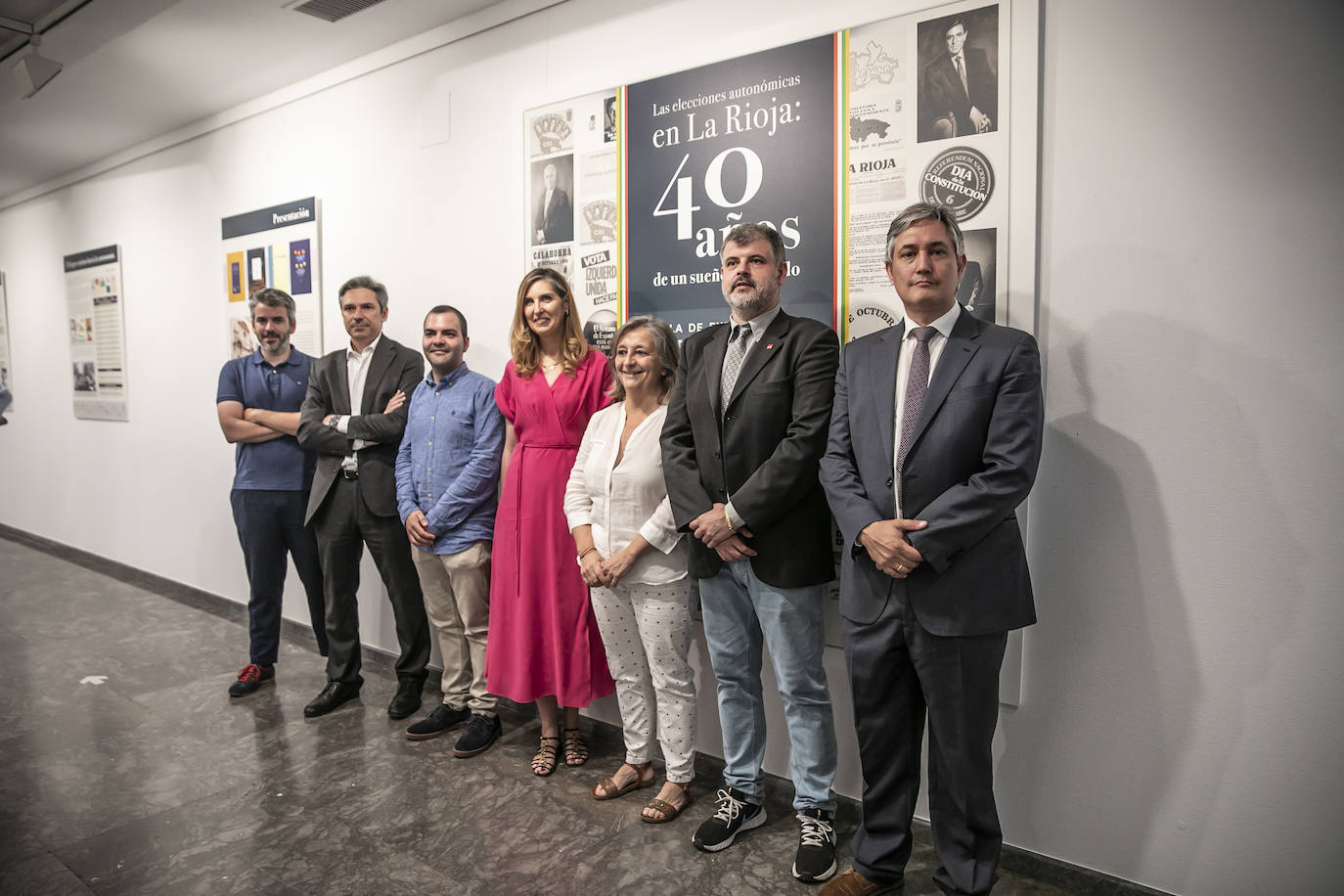 Cuarenta años de &#039;Las elecciones autonómicas en La Rioja&#039;, en la Sala de Exposiciones Ibercaja