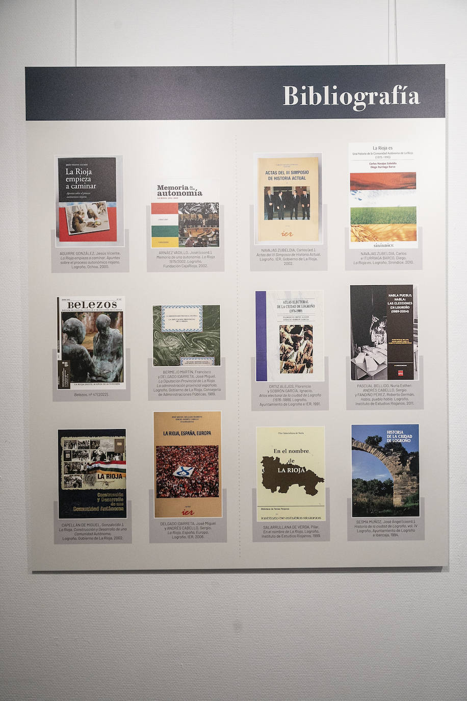 Cuarenta años de &#039;Las elecciones autonómicas en La Rioja&#039;, en la Sala de Exposiciones Ibercaja