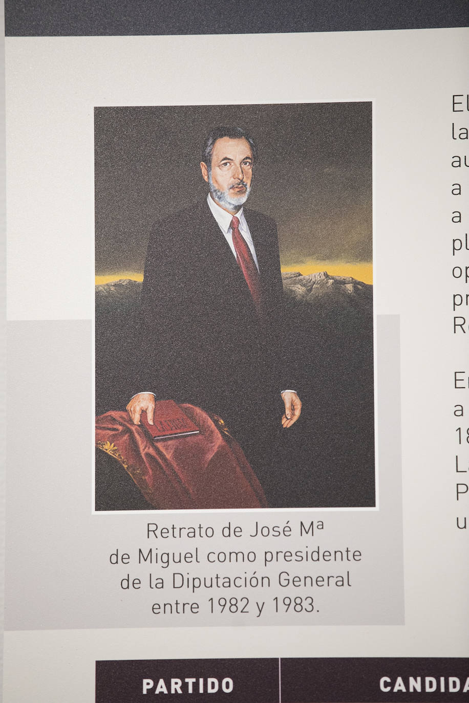 Cuarenta años de &#039;Las elecciones autonómicas en La Rioja&#039;, en la Sala de Exposiciones Ibercaja