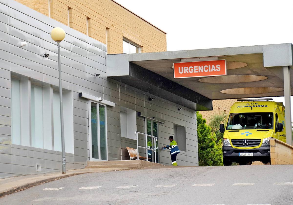 Entrada de Urgencias del Hospital Fundación de Calahorra.