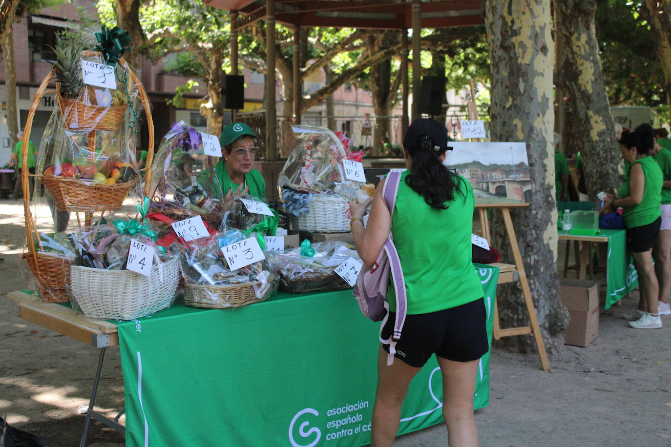 La VI Marcha contra el cáncer reúne a más de 1.200 personas en Nájera