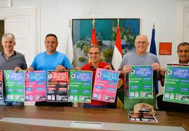 Rueda de prensa de la presentación de los torneos.