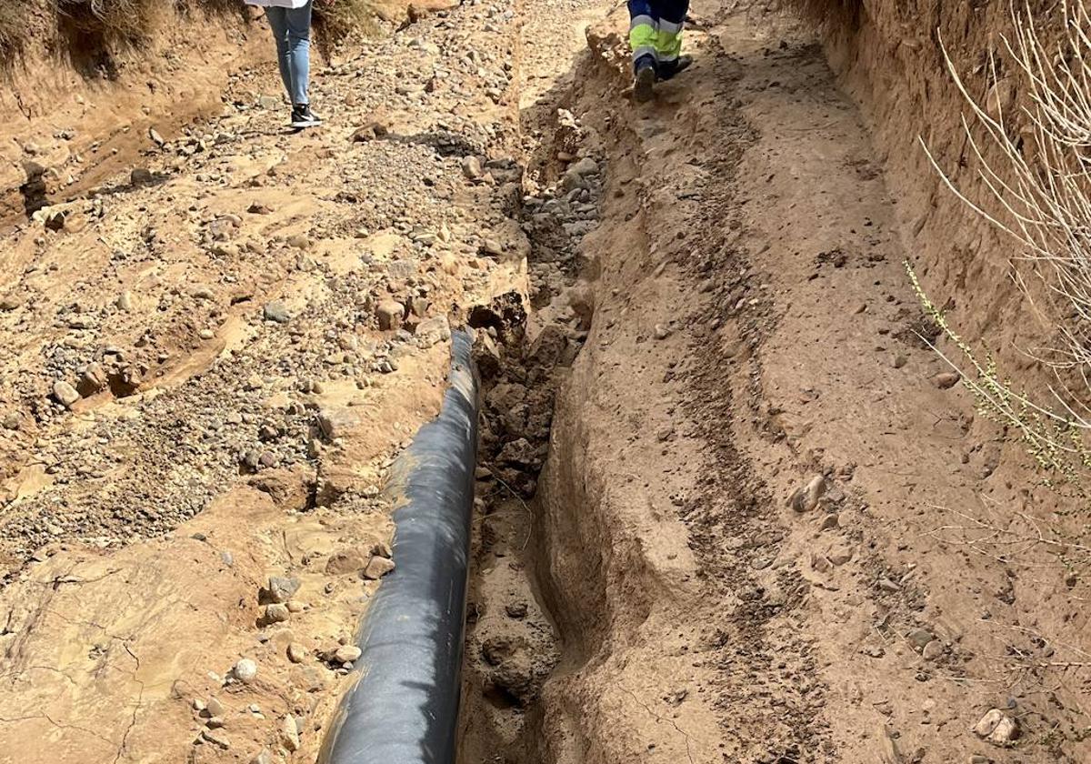 Daños en los caminos de Alfaro por las tormentas