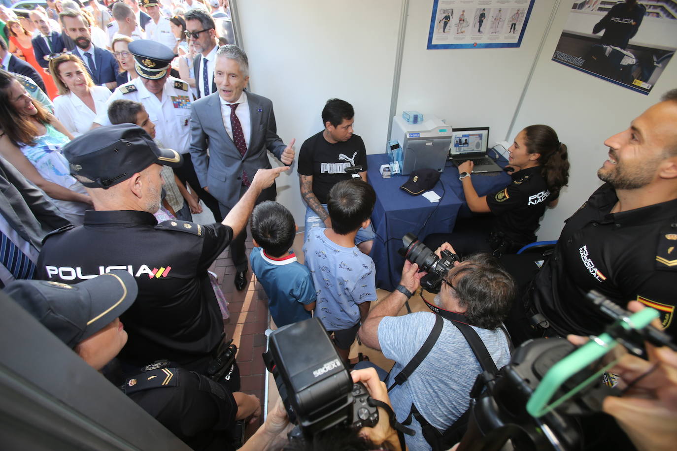 Marlaska visita las jornadas &#039;Talento Joven para una Europa Segura&#039;