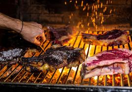 Del asado a leña, a la plancha americana