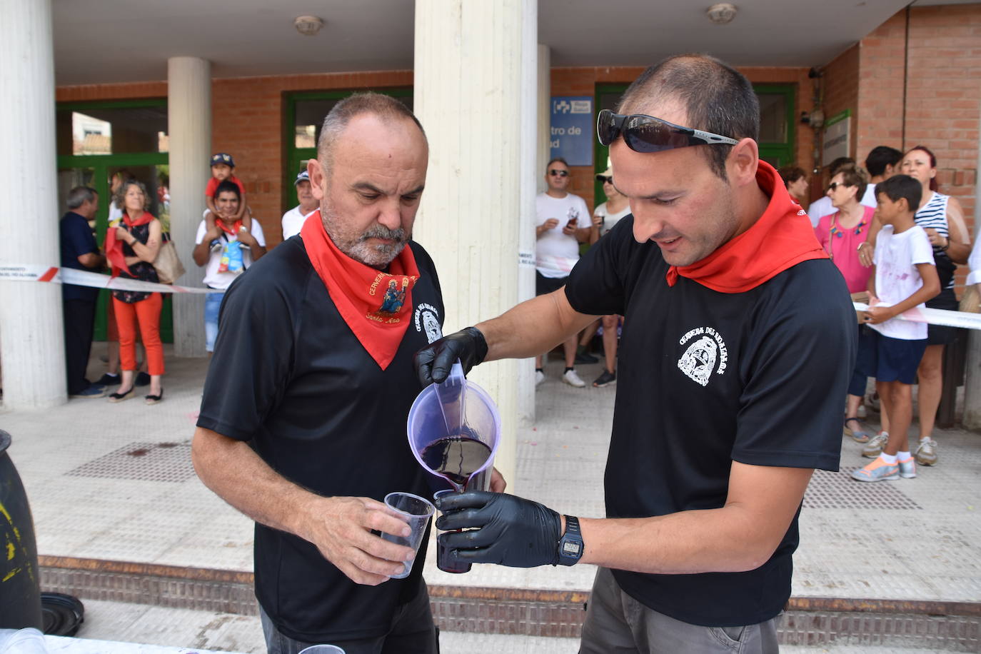 Primer día de las fiestas de Santa Ana de Cervera