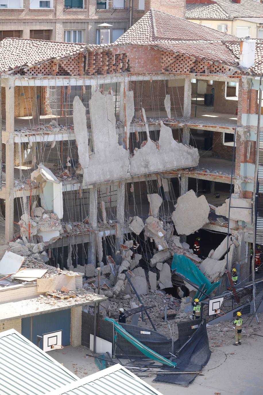 El edificio ha quedado gravemente dañado.