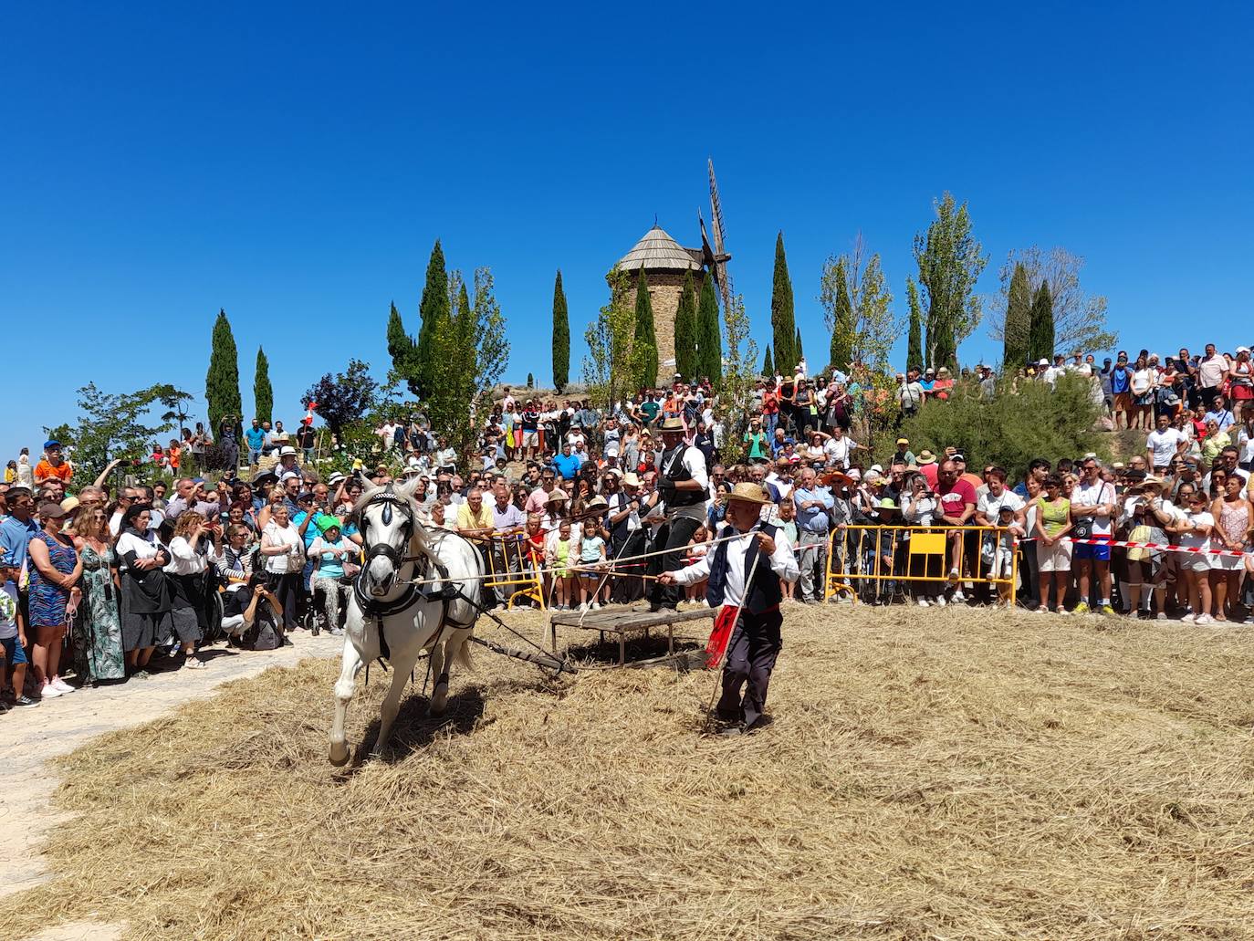 Fiesta de la molienda en Ocón