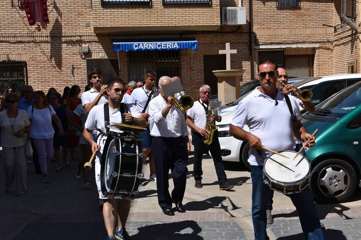 La procesión de la Asunción en Aguilar
