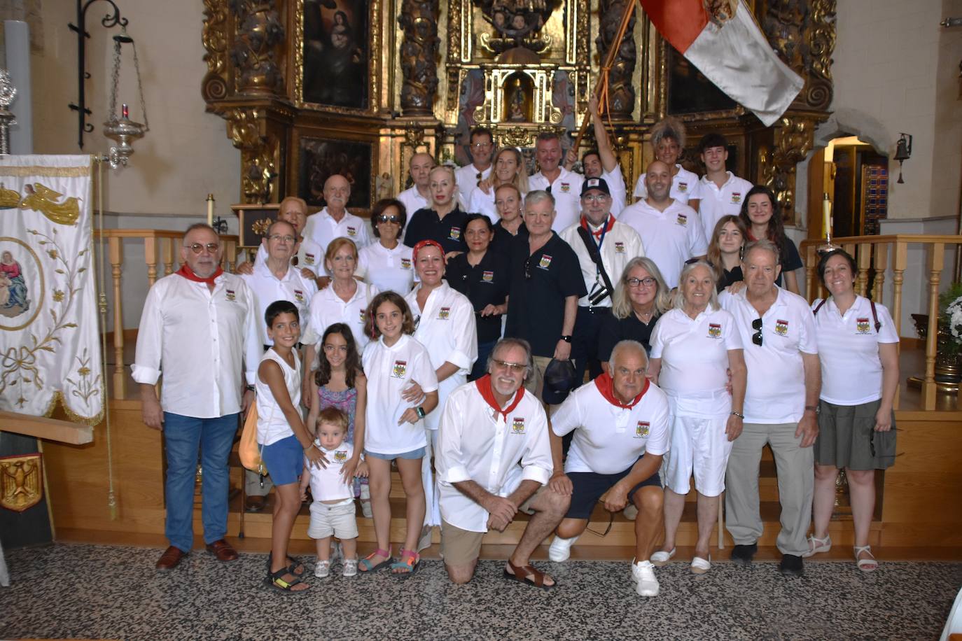 La procesión de la Asunción en Aguilar