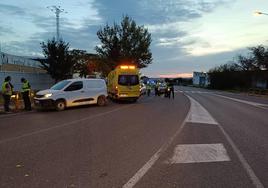 El accidente se produjo en la carretera LR 134