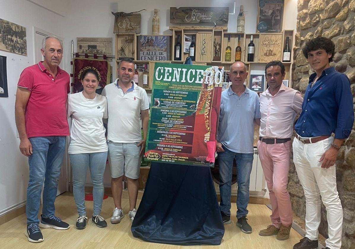 Presentación del cartel de la feria taurina de Cenicero.