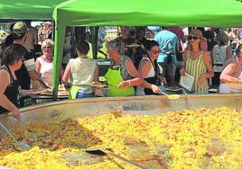 Paella para todos en Albelda