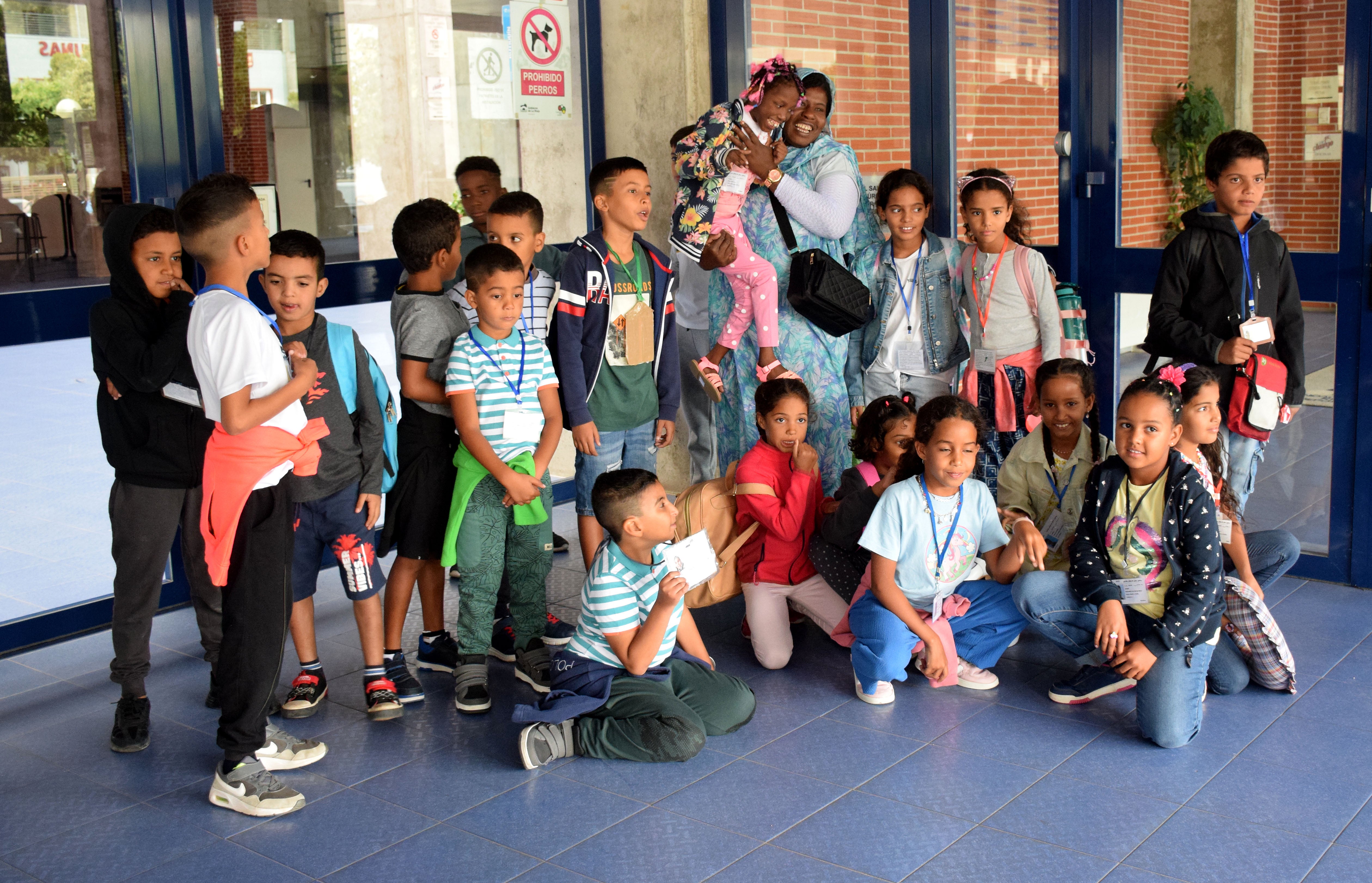 Los niños saharauis regresan a sus campamentos