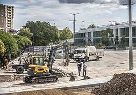 Actuaciones en el solar anexo a la estación.