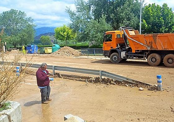 Daños causados entre Cenicero y Uruñuela por la tormenta del pasado 22 de junio
