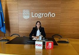 La concejala Esmeralda Campos, ayer en rueda de prensa.