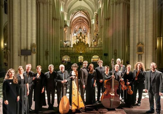 Componentes de La Grande Chapelle, en la catedral de Toledo.