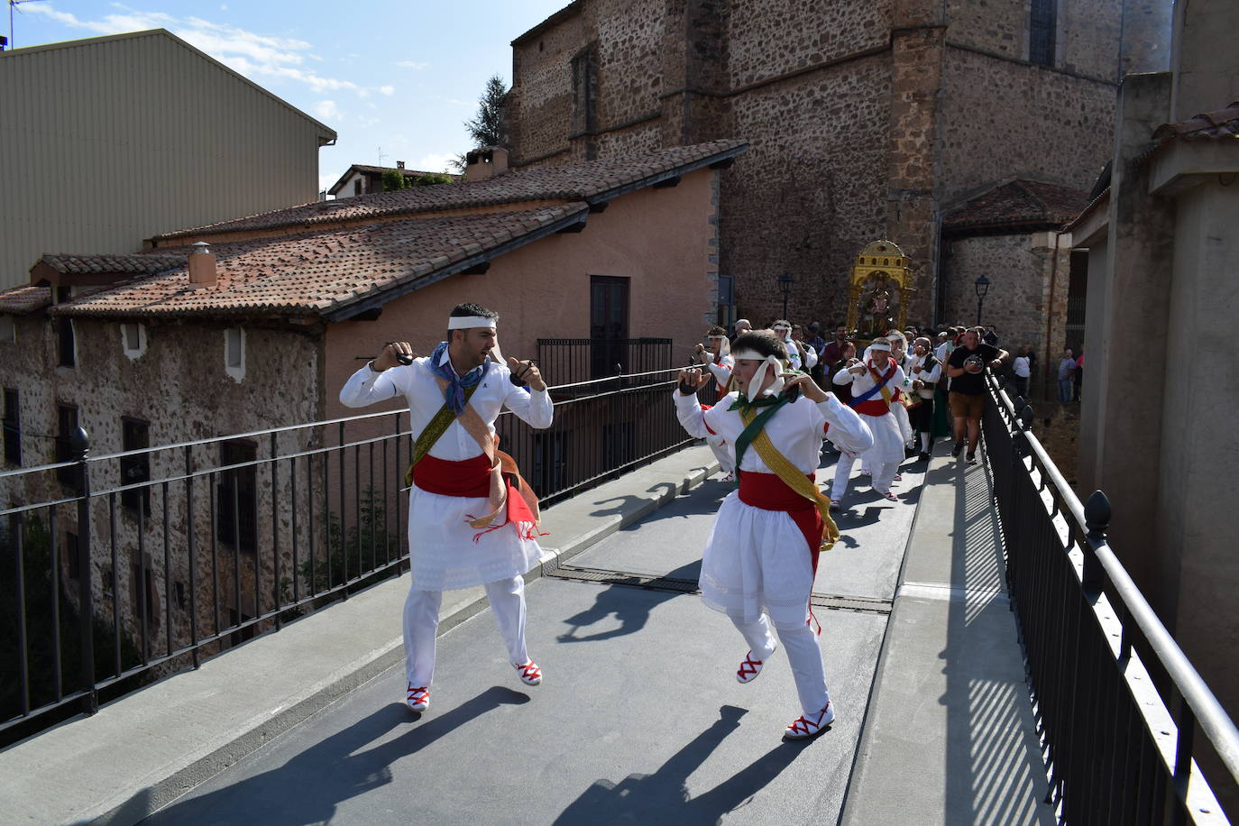 Reinauguración del puente de Ortigosa
